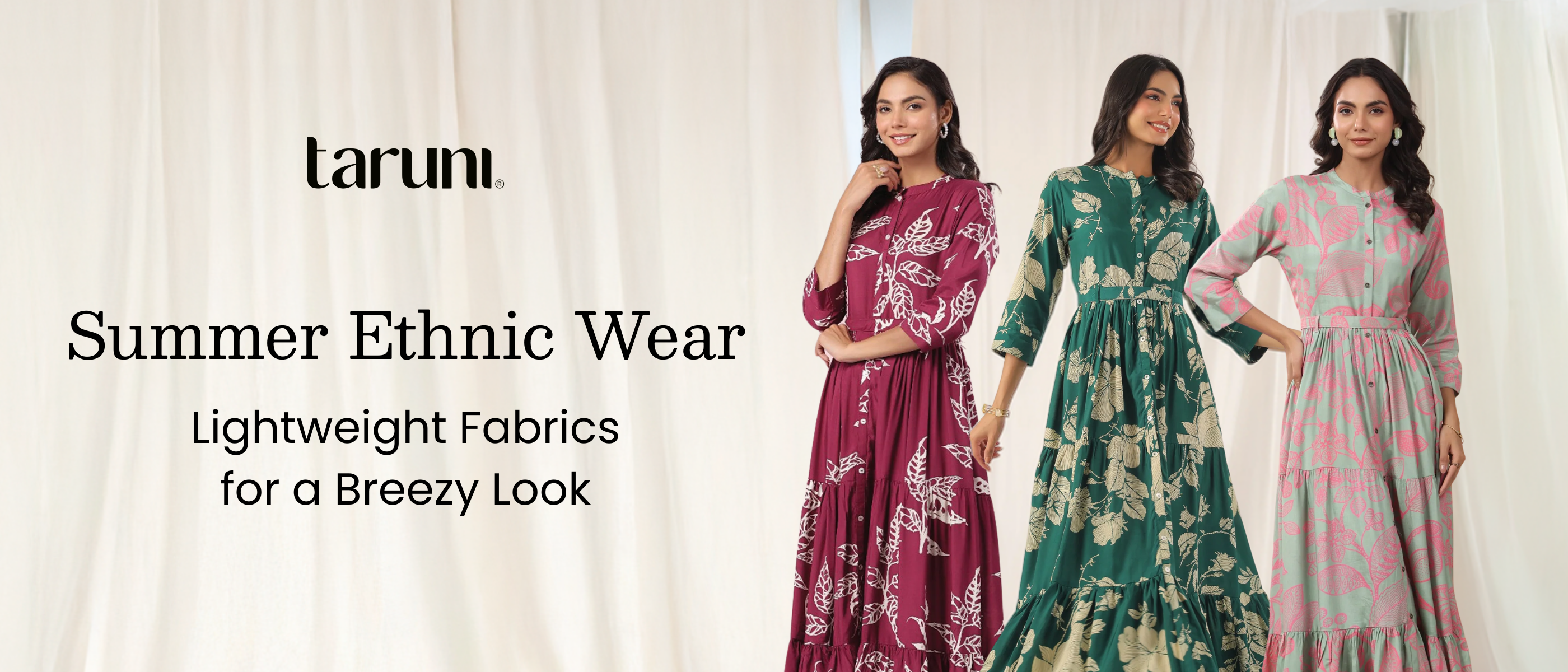 Summer Ethnic Wear: Lightweight Fabrics for a Breezy Look