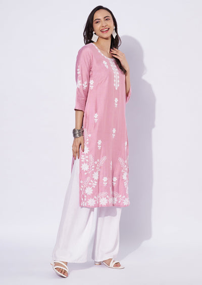 Dusty Pink Gold Straight Cut Top