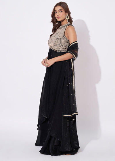 Black Anarkali Suit