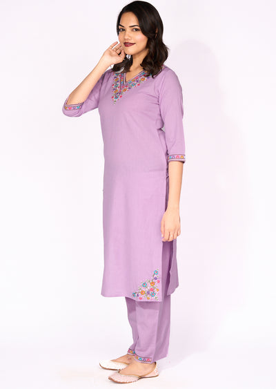 Lavender Cotton Straight cut set
