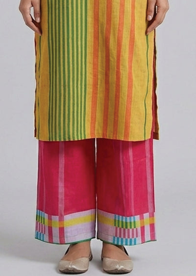 Multi Cotton Straight cut Kurti set