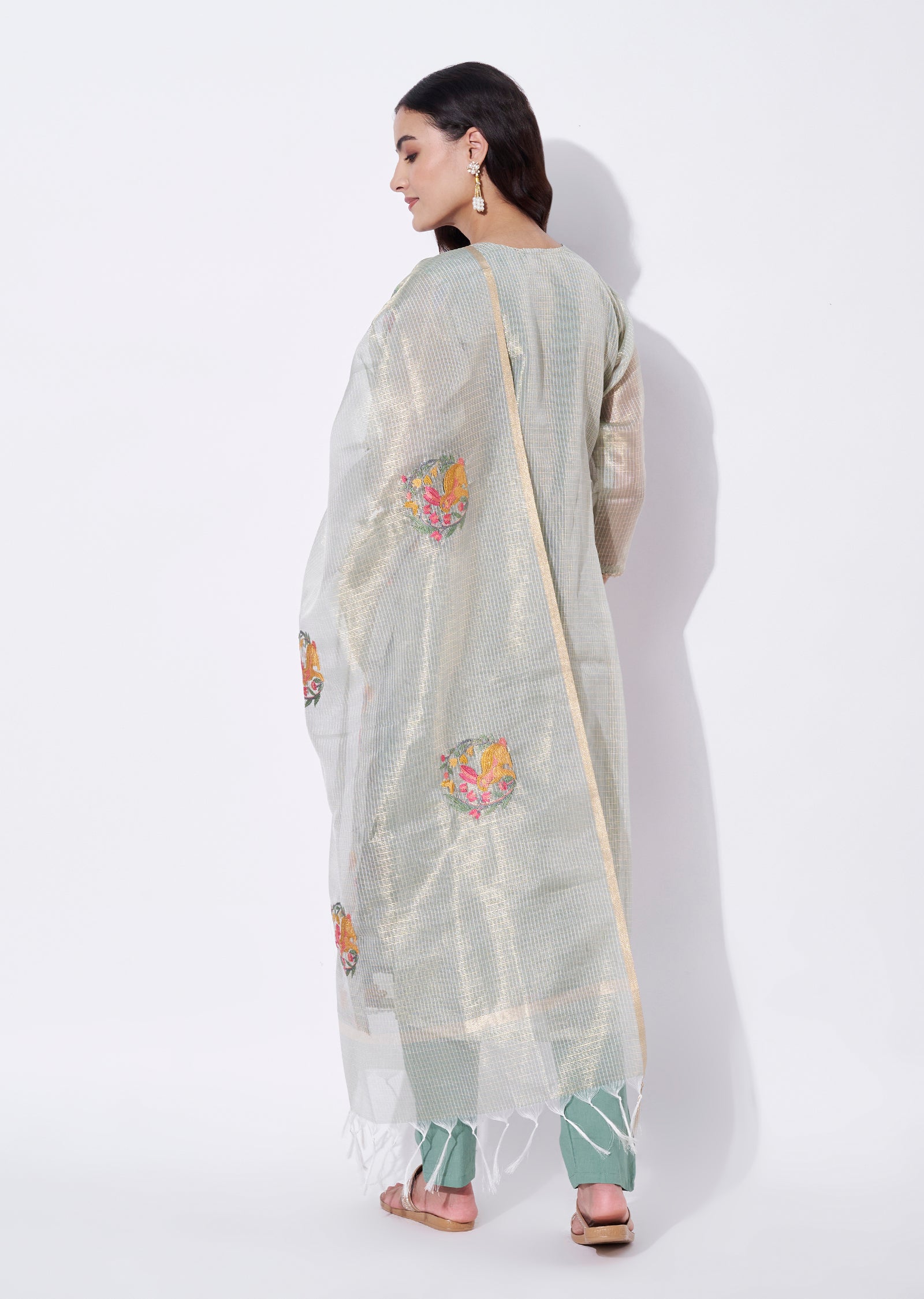 Dusty Green Straight cut Suit