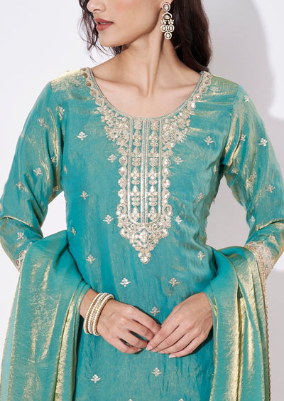 Dusty Green Straight Cut Suit