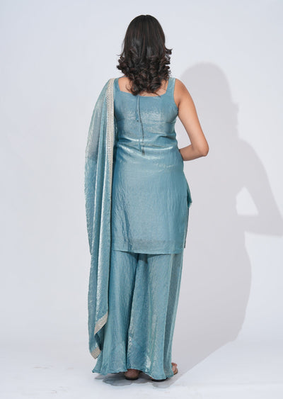 Grey Sharara Set