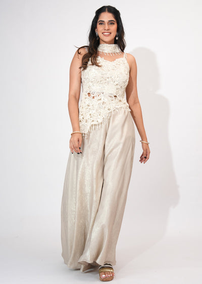 Cream Shimmer Indowesten Set