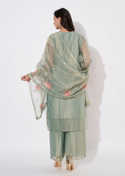Dusty Green Salsa Straight cut suit