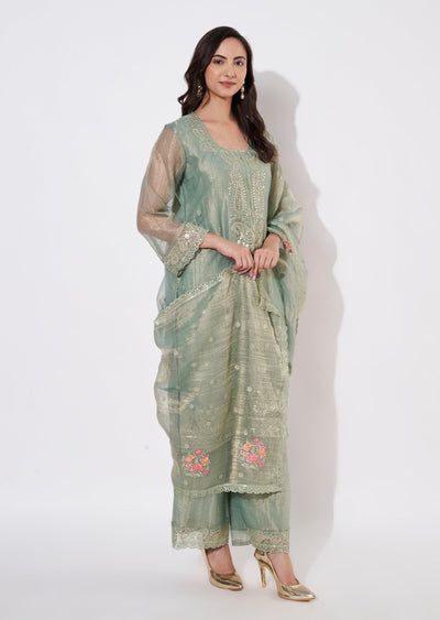 Dusty Green Salsa Straight cut suit