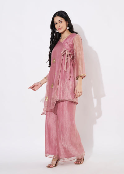 Pink Salsa Fusion wear kurti