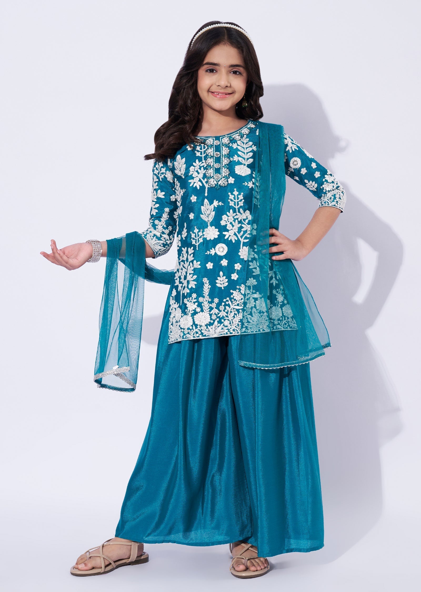 Rama Green Chinnon Gils Sharara