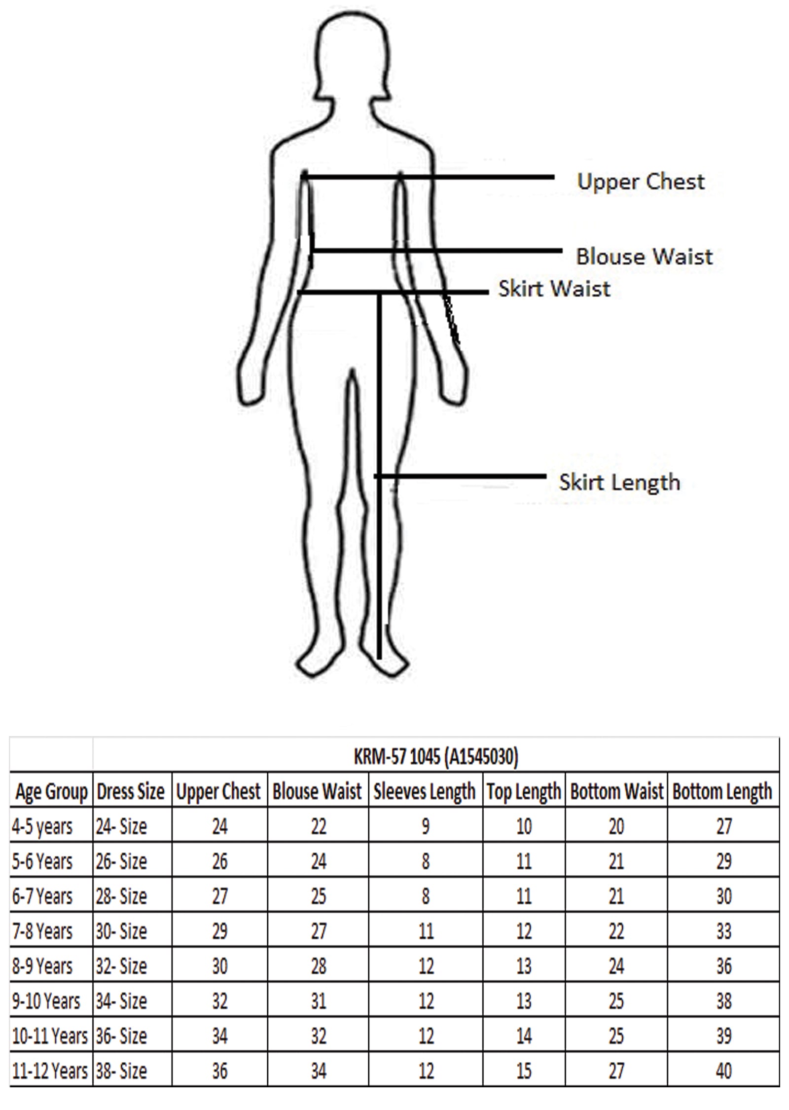 Blue chinnon Girls Sharara