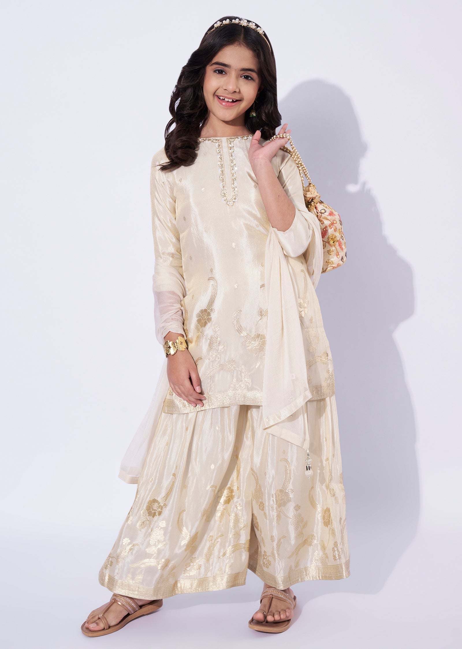 Tissue Girls Sharara Set