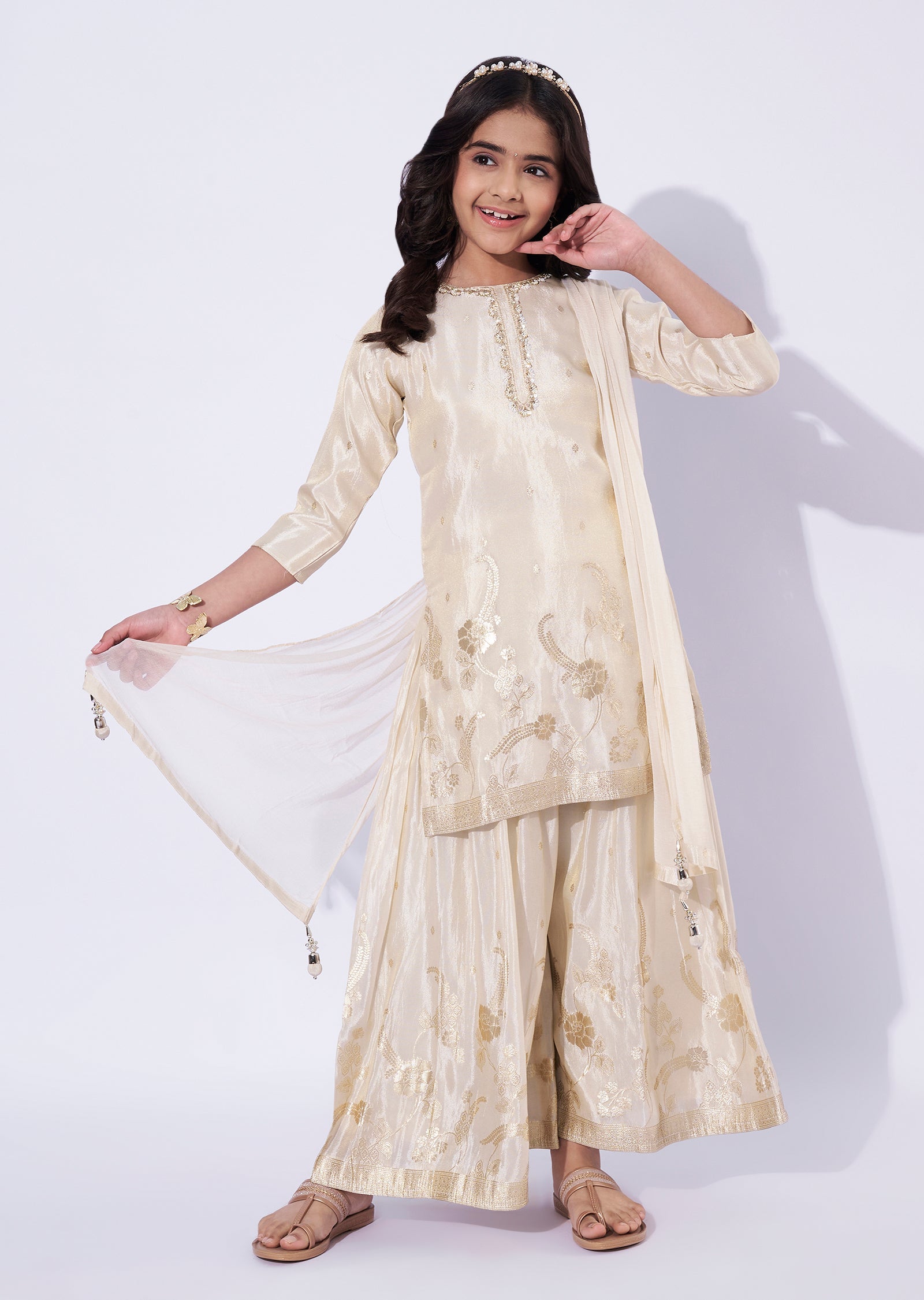 Tissue Girls Sharara Set