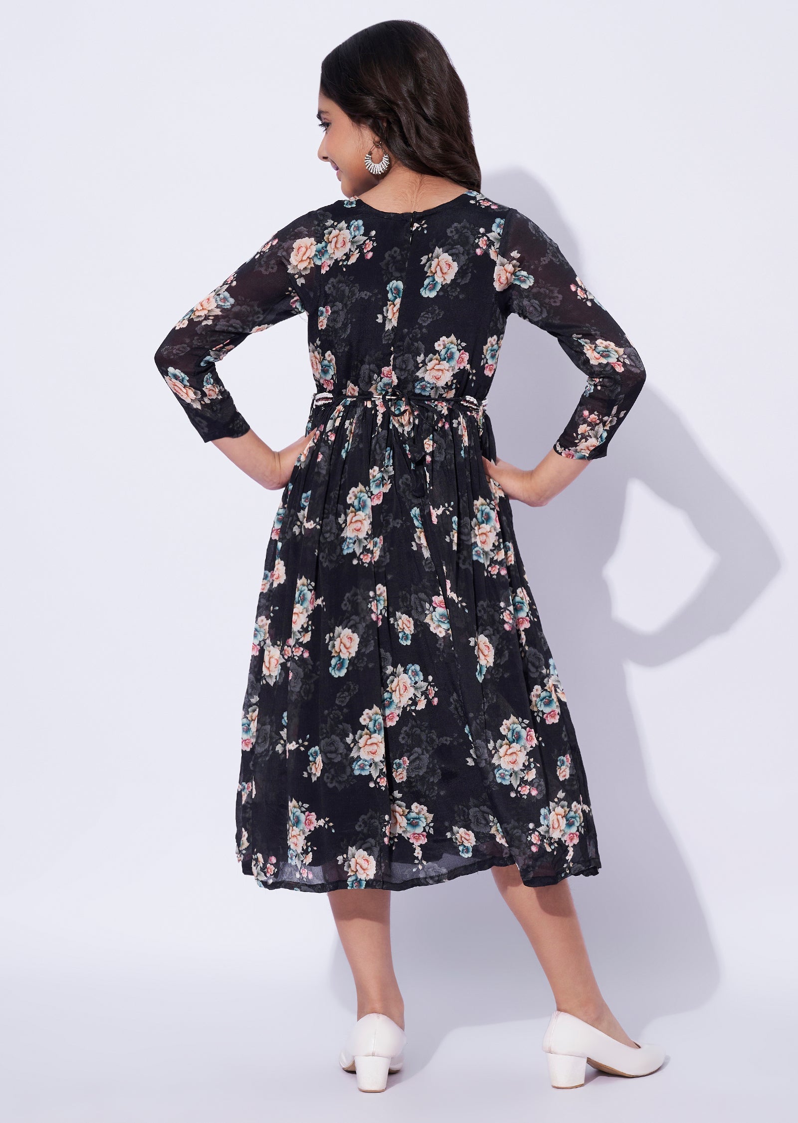 Black Chinnon Girls Gown