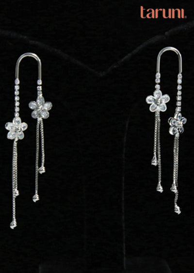 Silver Brass Earring
