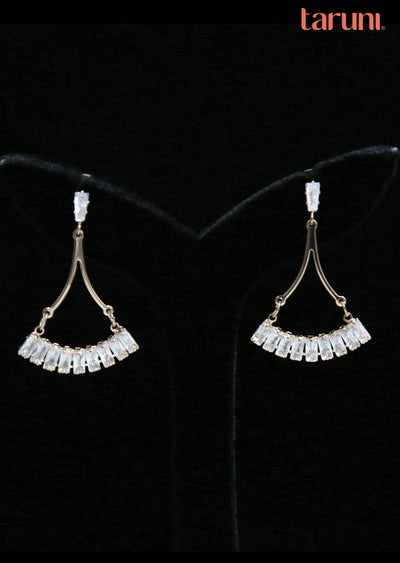 Rose gold Brass Earring