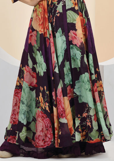 Organza Fusion/Indo-Western Set