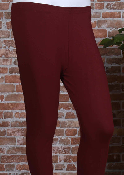 Maroon Lycra leggings