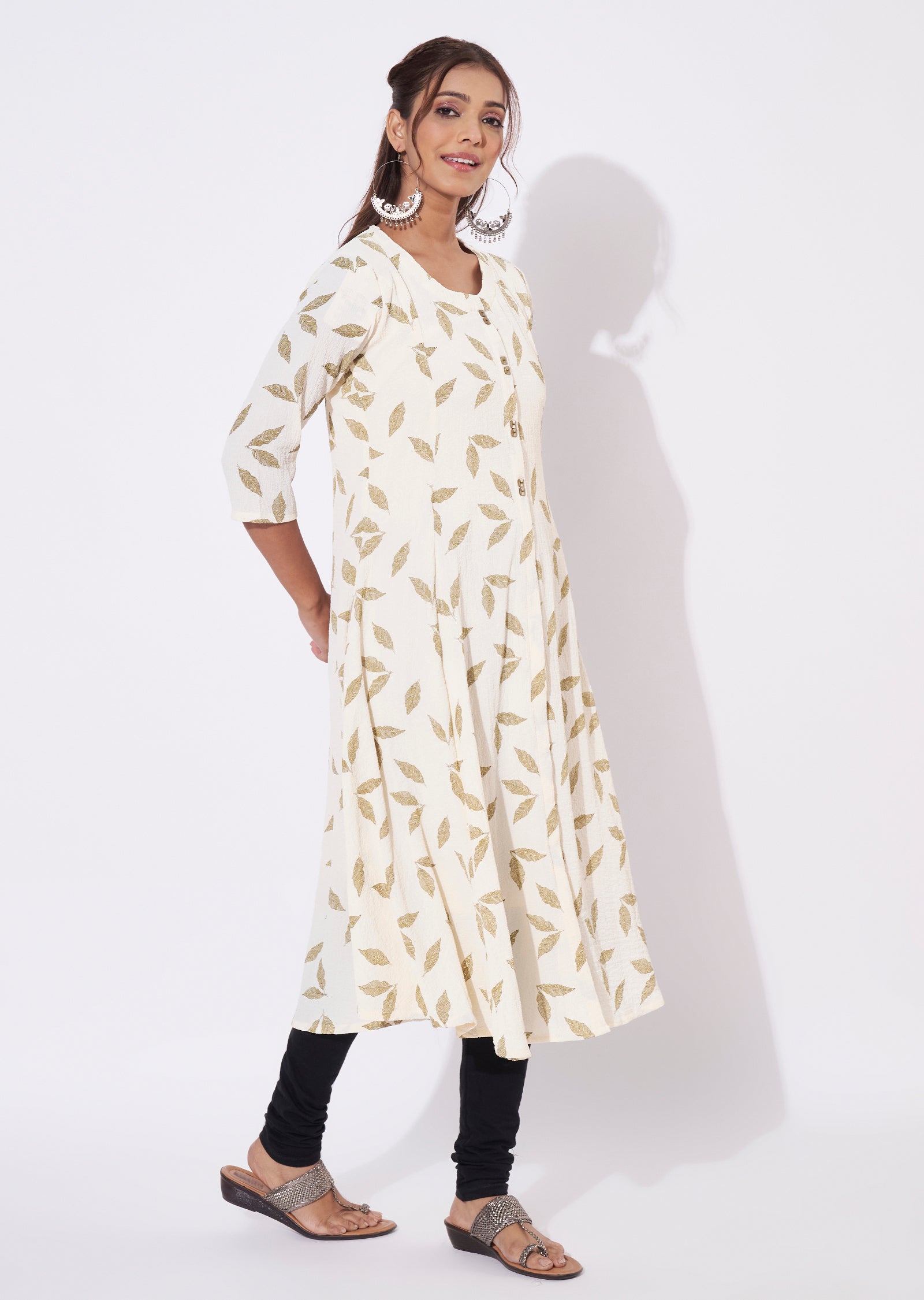 Mehendi Green Midi Dress