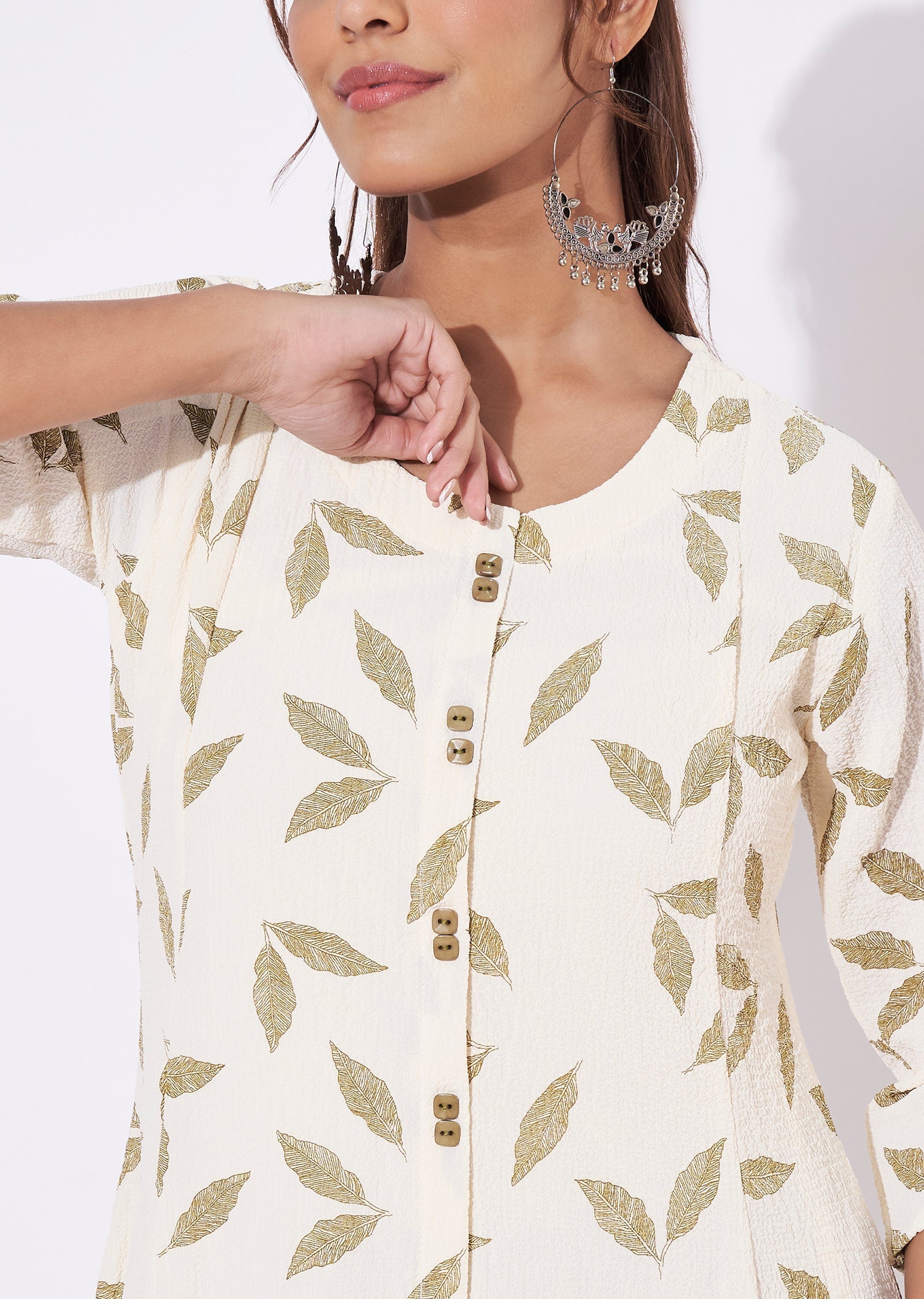 Mehendi Green Midi Dress