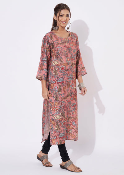 Dark Pink Gold Straight Cut