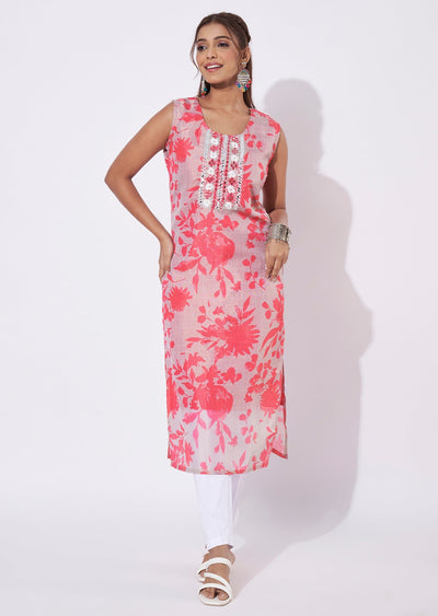 Coral Tissue Straight Cut