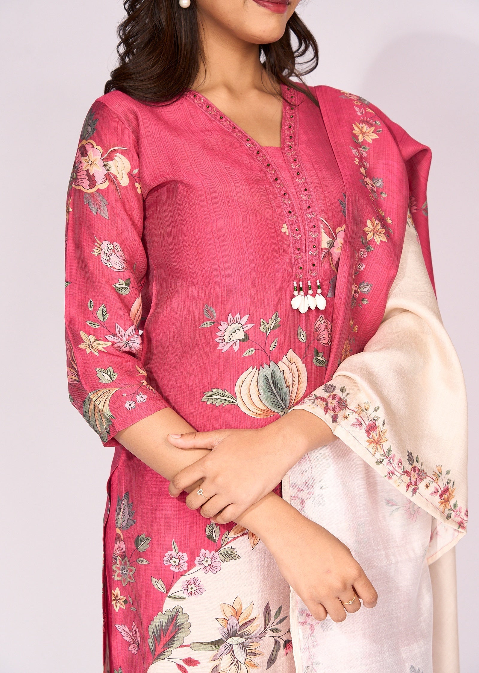 Pink Gold Straight Cut Suit