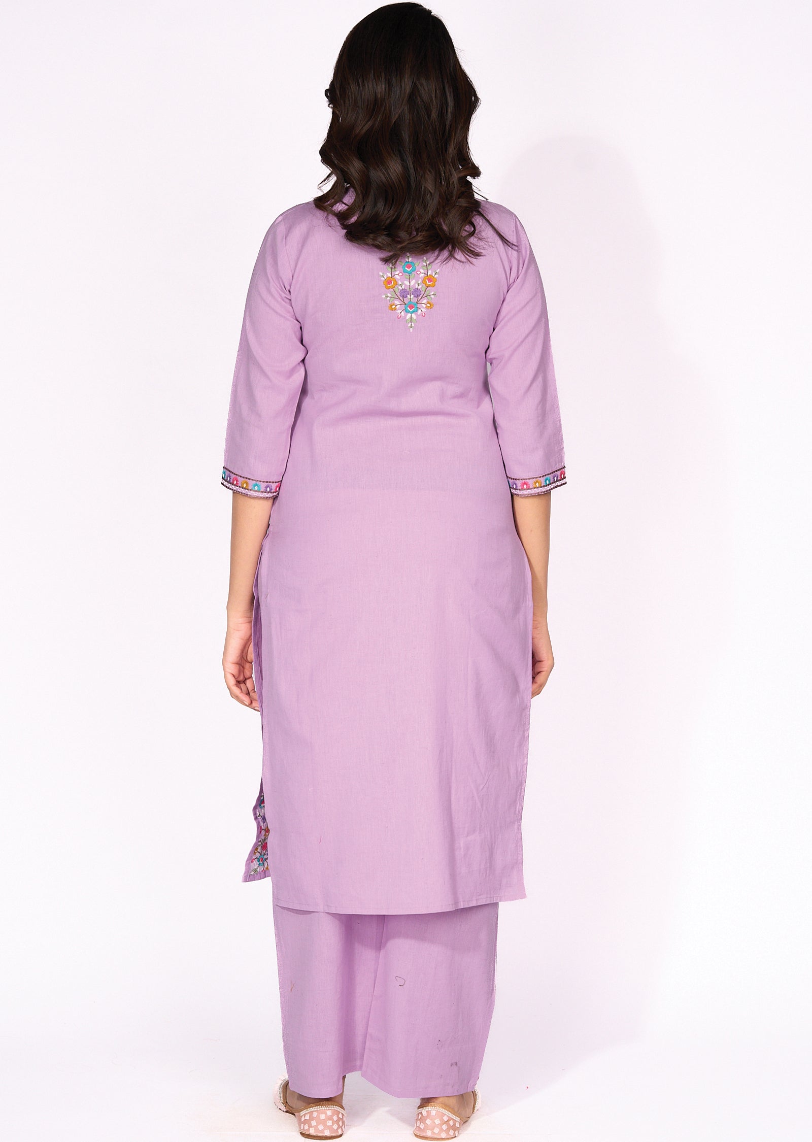 Lavender Cotton Straight cut set