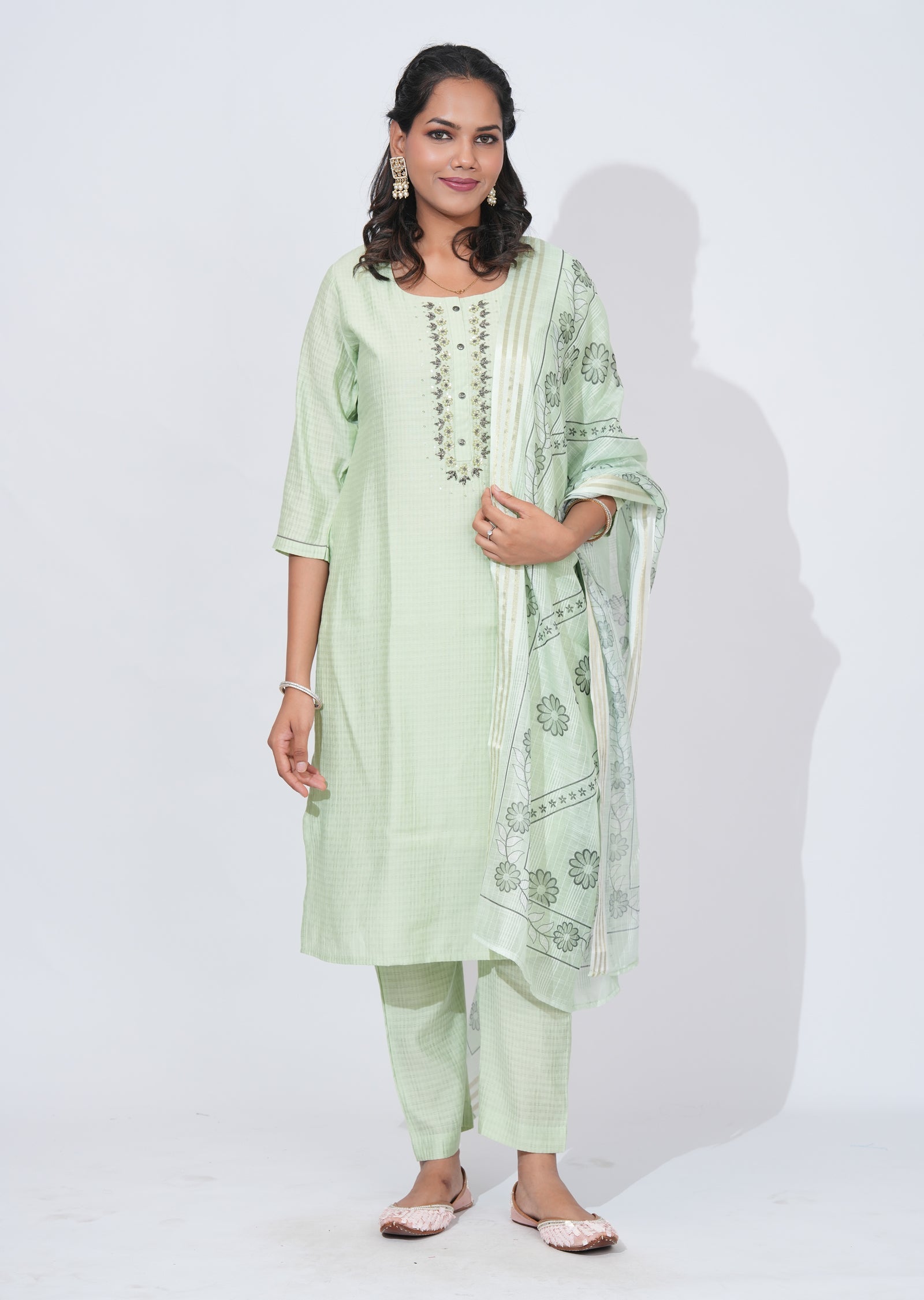 Green Gold Straight cut Suit
