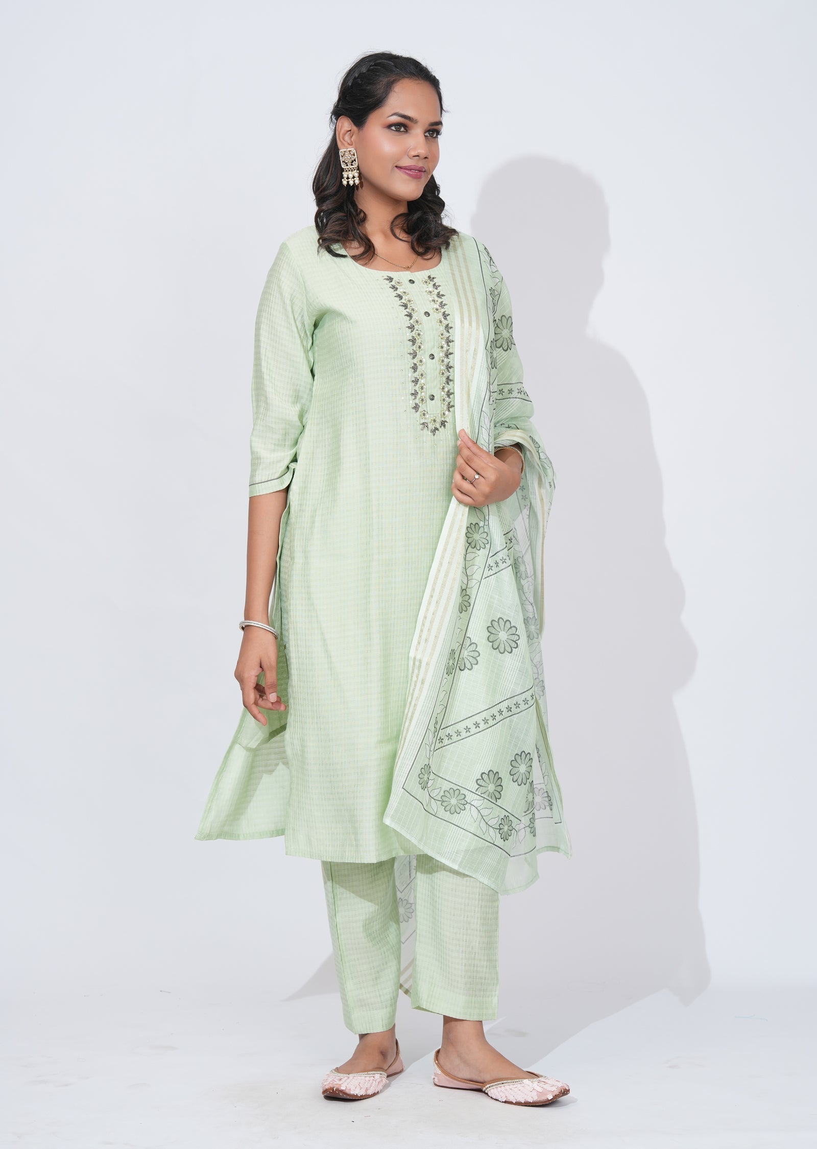 Green Gold Straight cut Suit