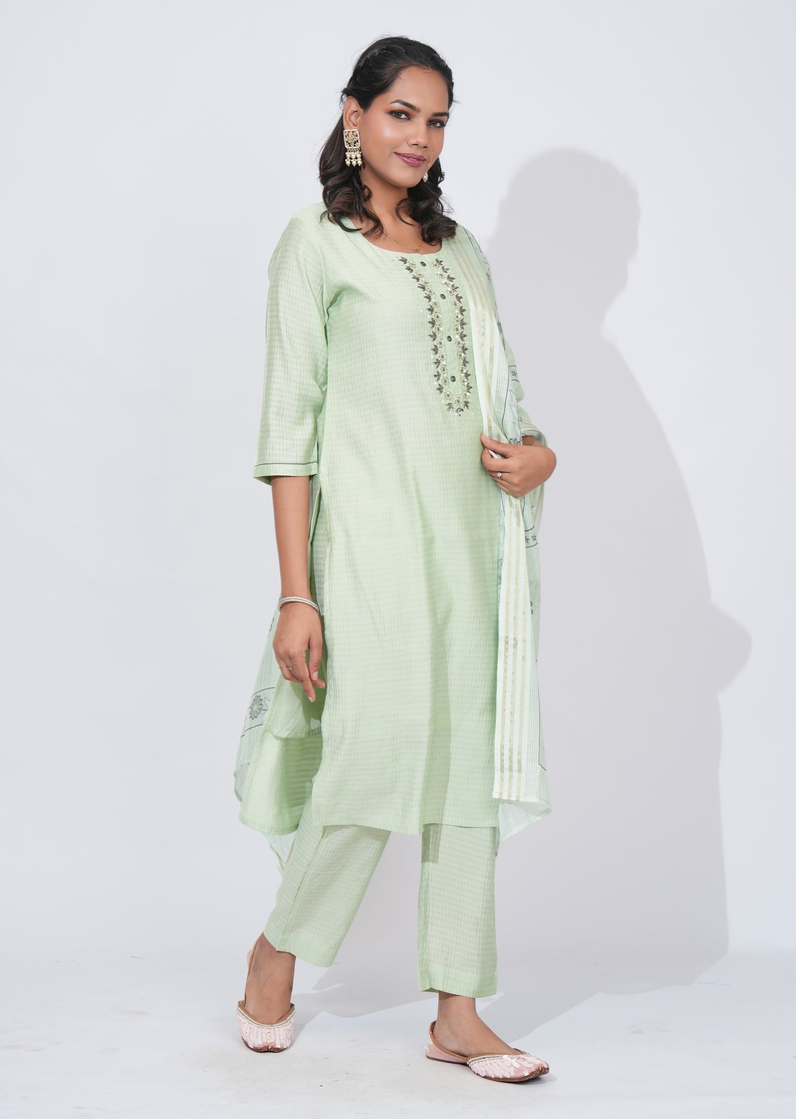 Green Gold Straight cut Suit