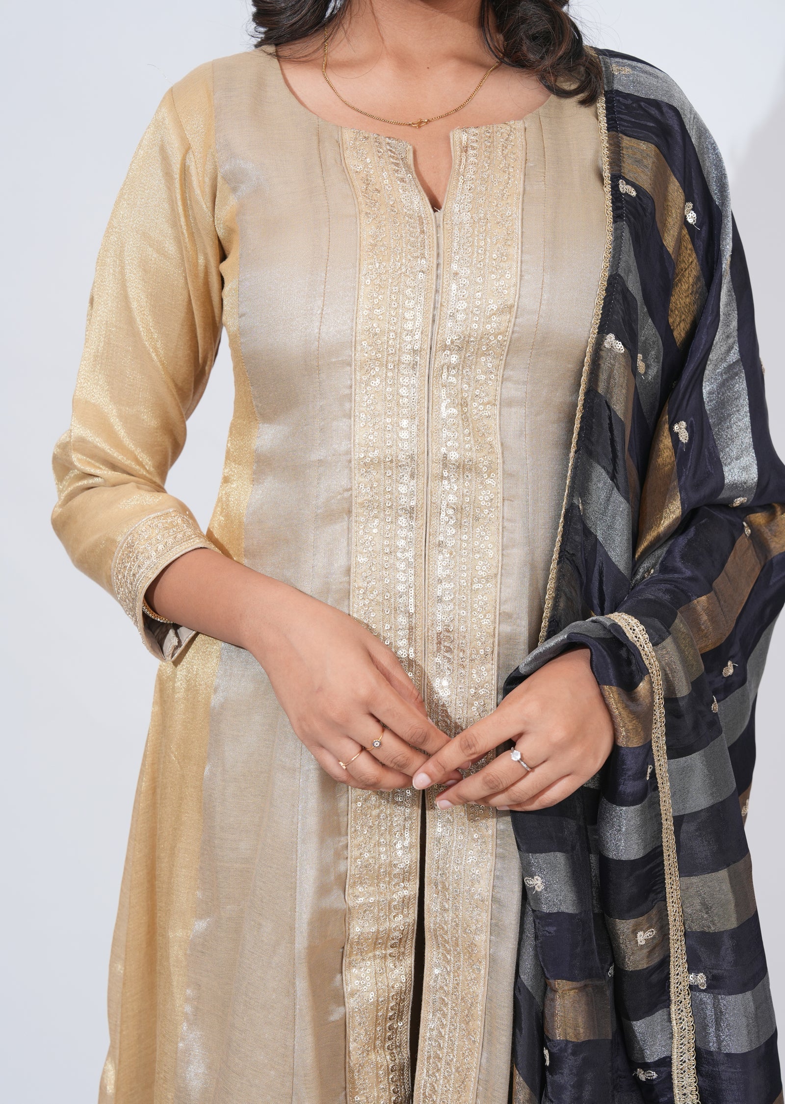 Mouse Tissue Anarkali Suit