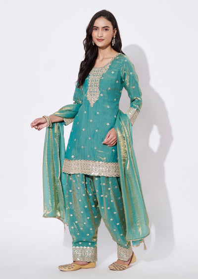 Dusty Green Straight Cut Suit