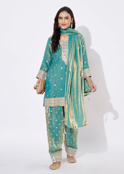 Dusty Green Straight Cut Suit