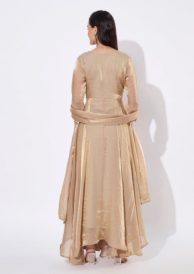 Beige Anarkali Suit