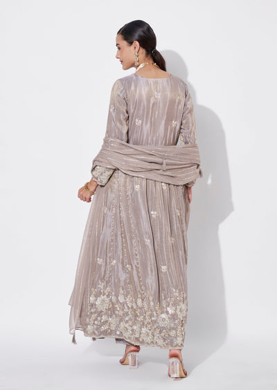Mouse Tissue Anarkali Suit