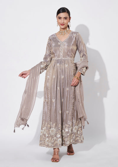 Mouse Tissue Anarkali Suit