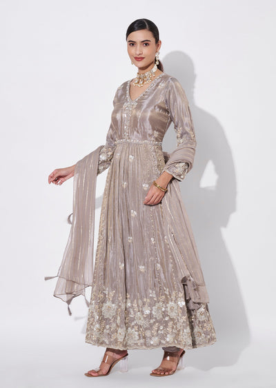Mouse Tissue Anarkali Suit