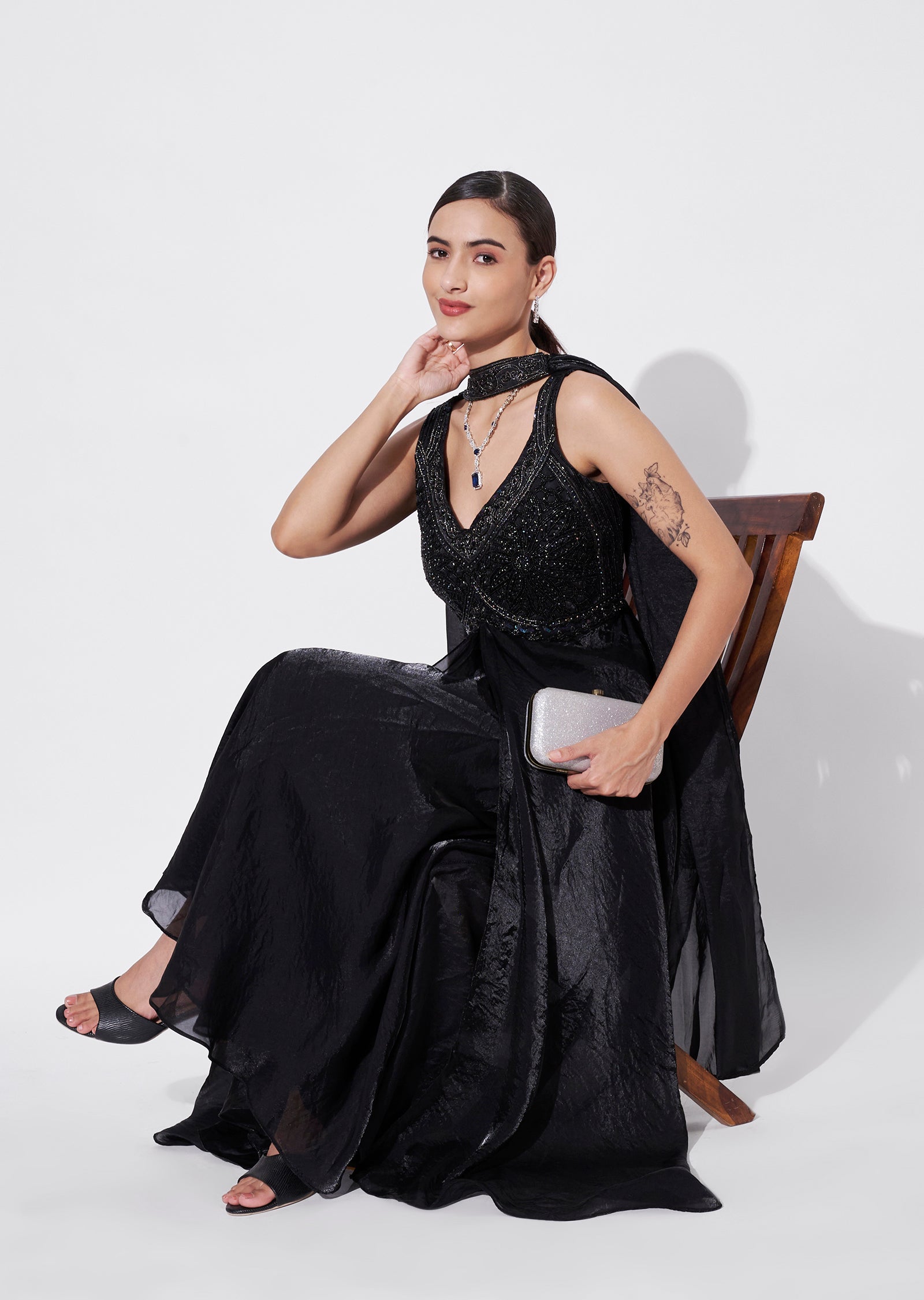 Black Anarkali Suit