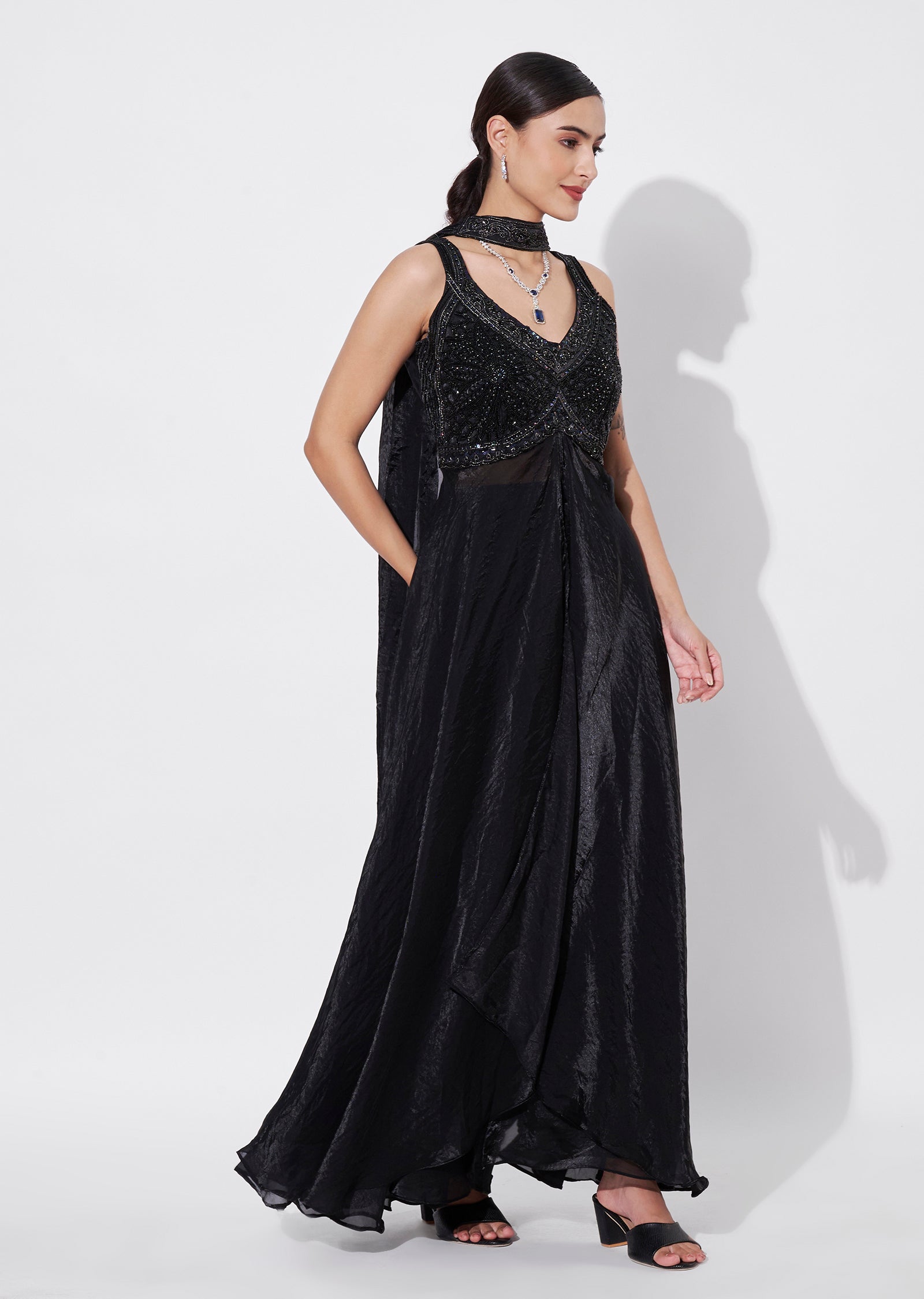 Black Anarkali Suit