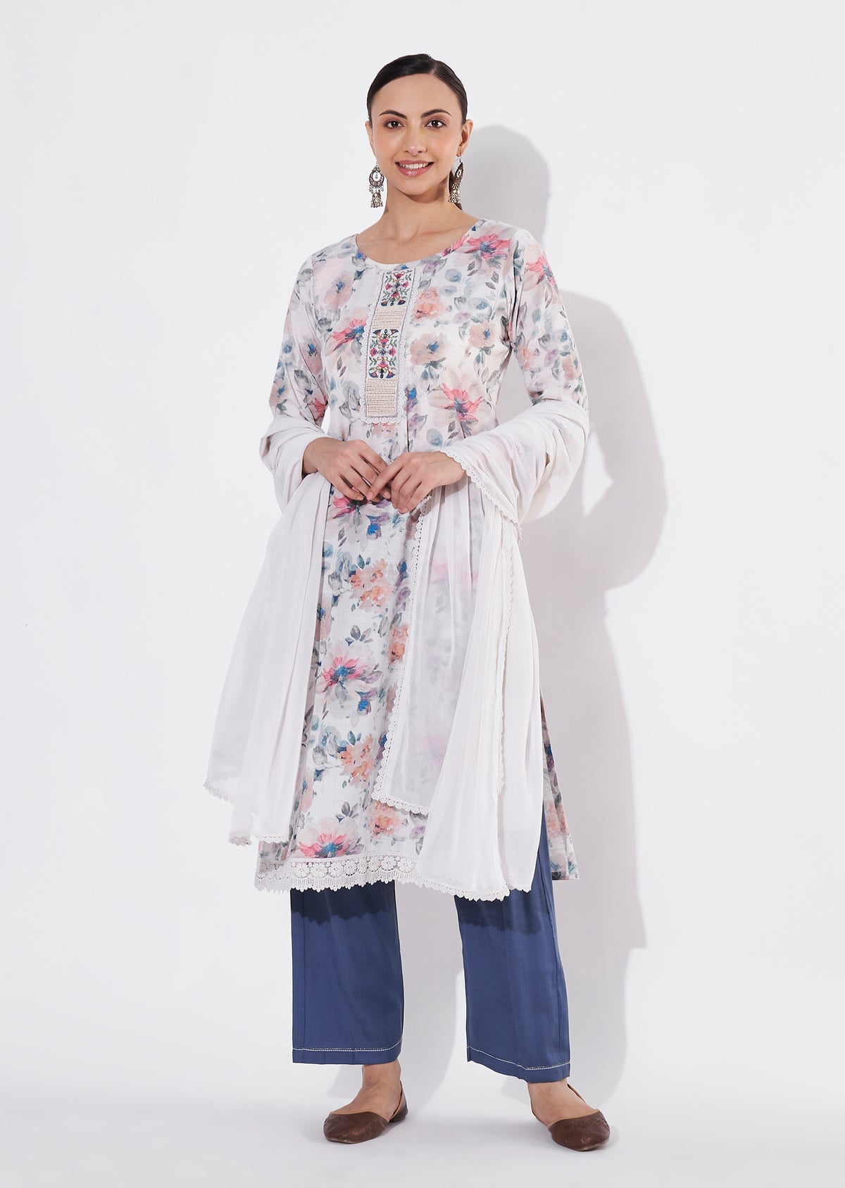 Fawn Cotton Straight cut suit