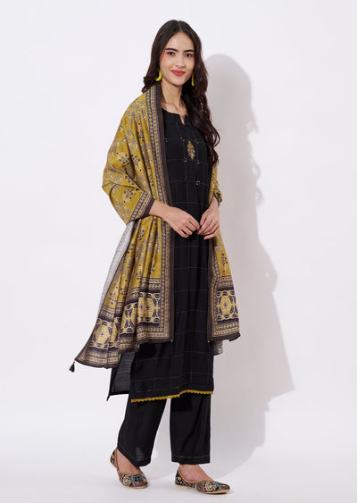 Black Gold Straight cut suit