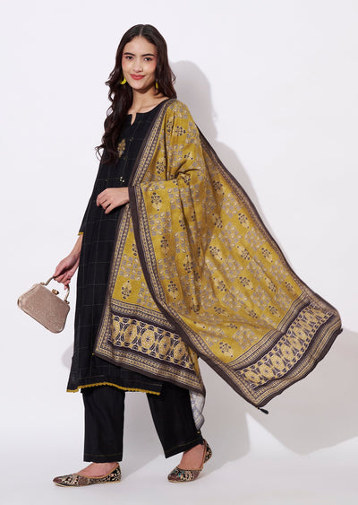 Black Gold Straight cut suit