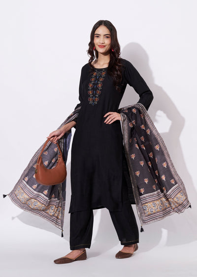 Black Gold Straight cut suit