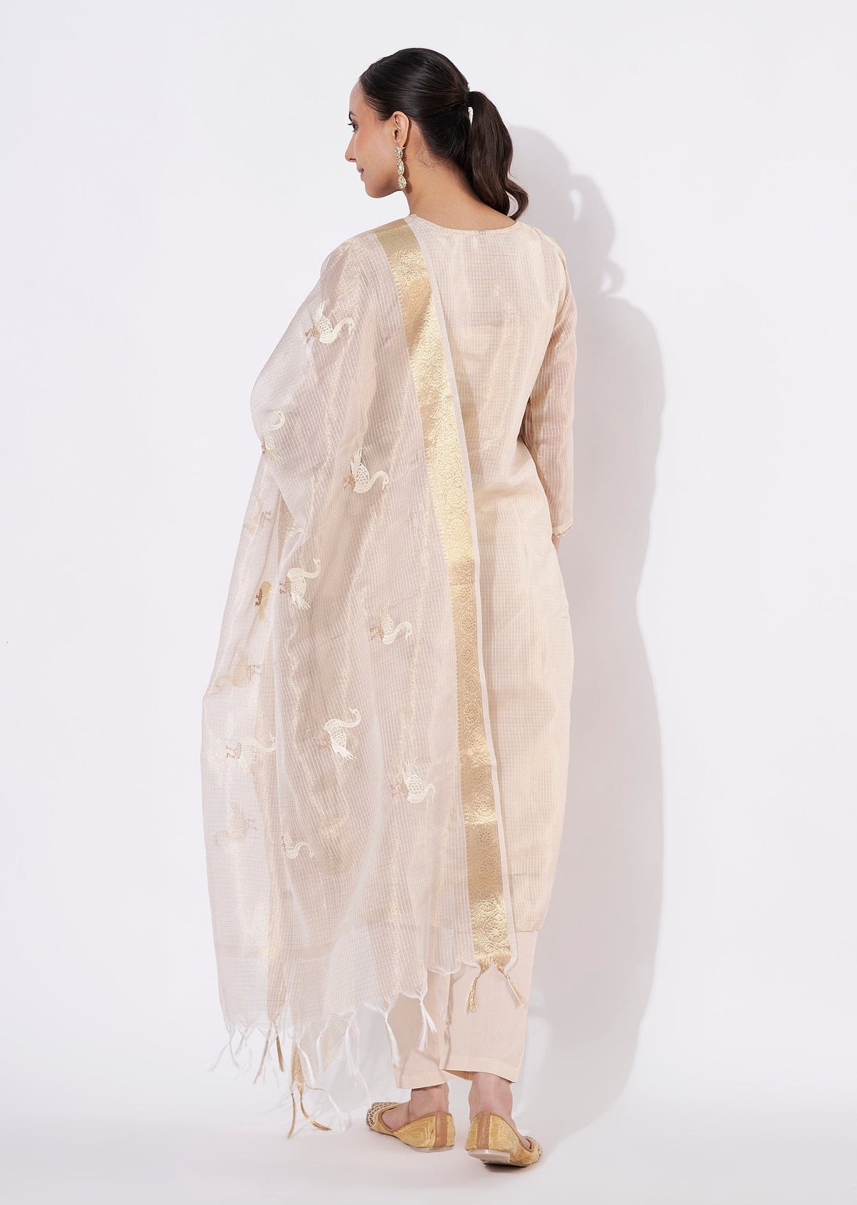 Gold Kota Straight cut suit