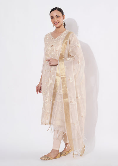 Gold Kota Straight cut suit