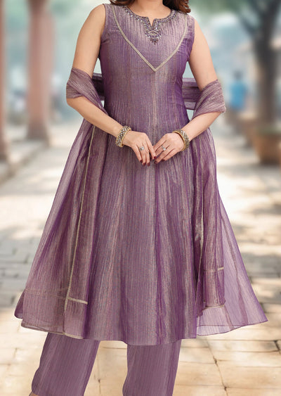 Purple Salsa Anarkali suit