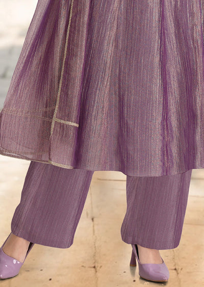 Purple Salsa Anarkali suit
