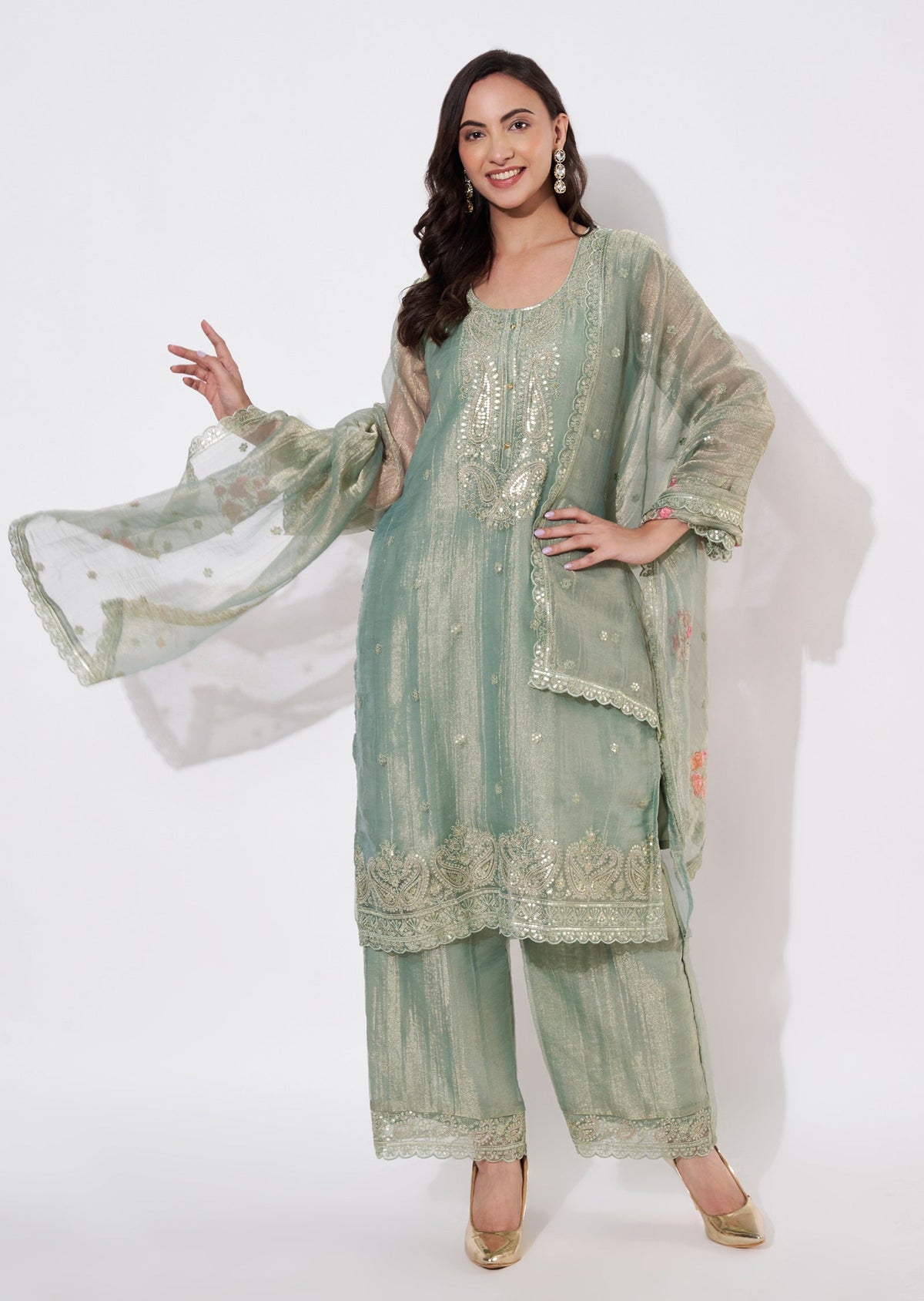 Dusty Green Salsa Straight cut suit