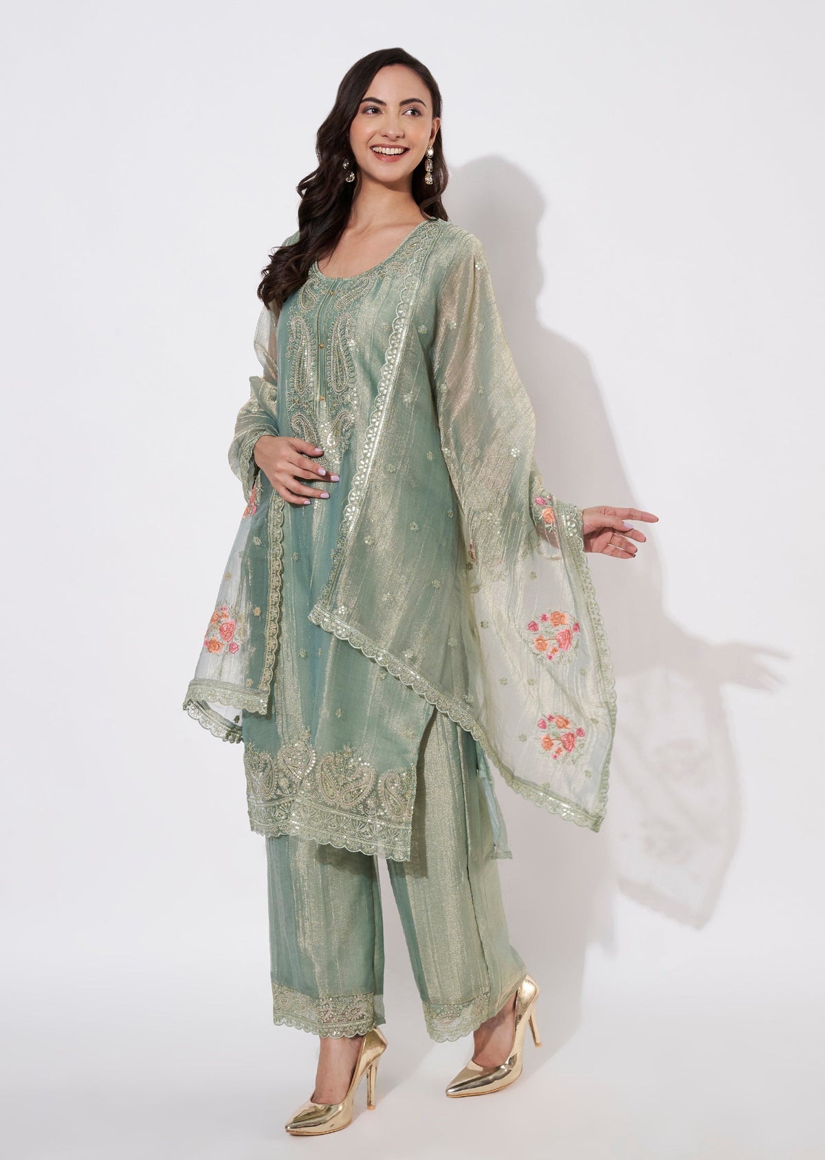 Dusty Green Salsa Straight cut suit