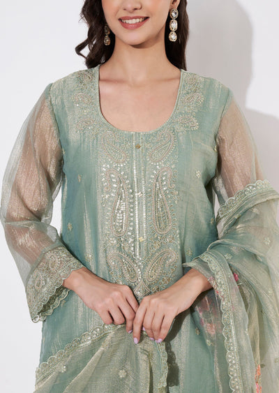 Dusty Green Salsa Straight cut suit